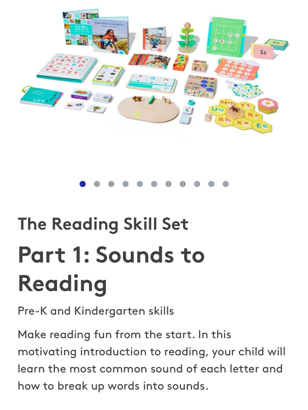 Lovevery: The Reading Skill Set - Part 1: Sounds to Reading